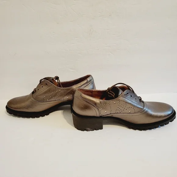 Johnston & Murphy Alice Brogue Leather Oxford Shoes , Size 9 - Picture 2 of 7